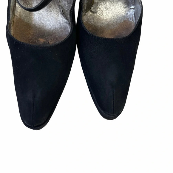 Dolce & Gabbana Suede Platform Mary Jane Heels - Picture 7 of 11